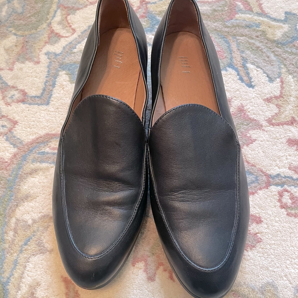 J. Jill Gabrielle Black Leather Loafers